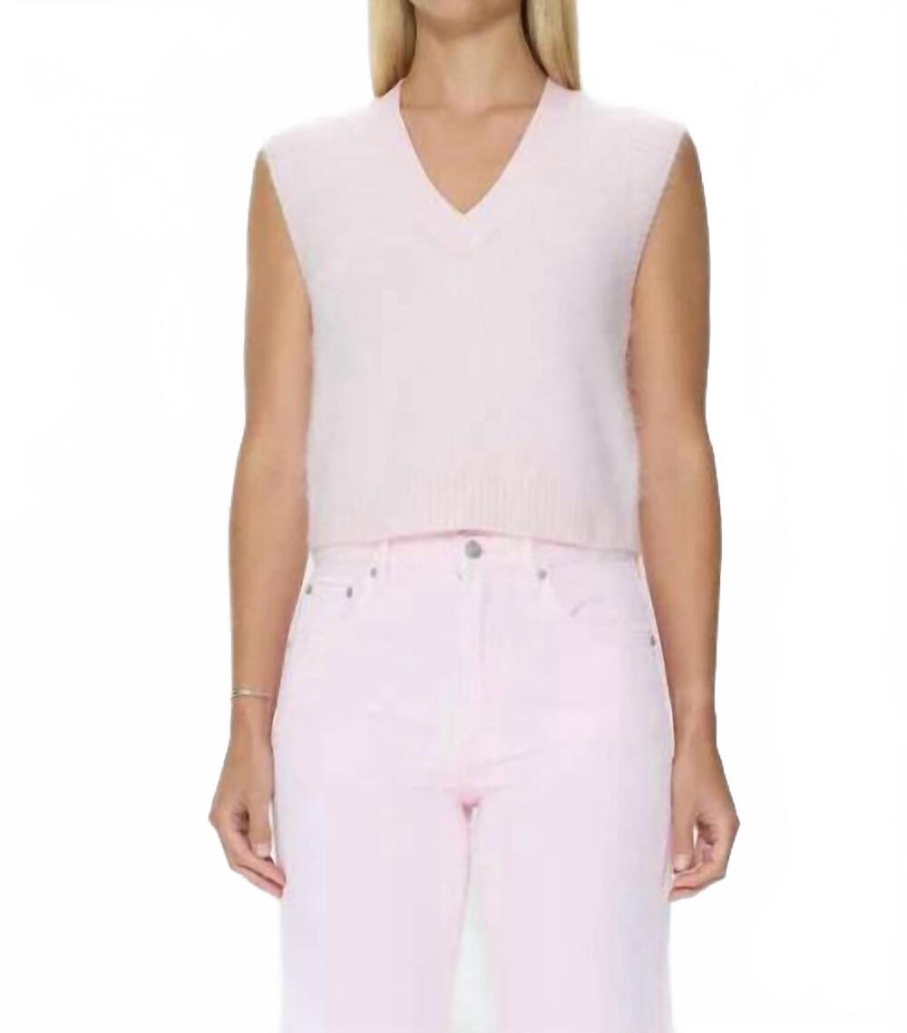 NEW PISTOLA maxine sweater vest in blush